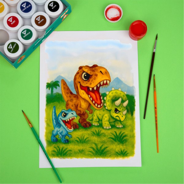 Фото - Краски YES Jurassic World.Kids 12 цв. 20 мл (230443)